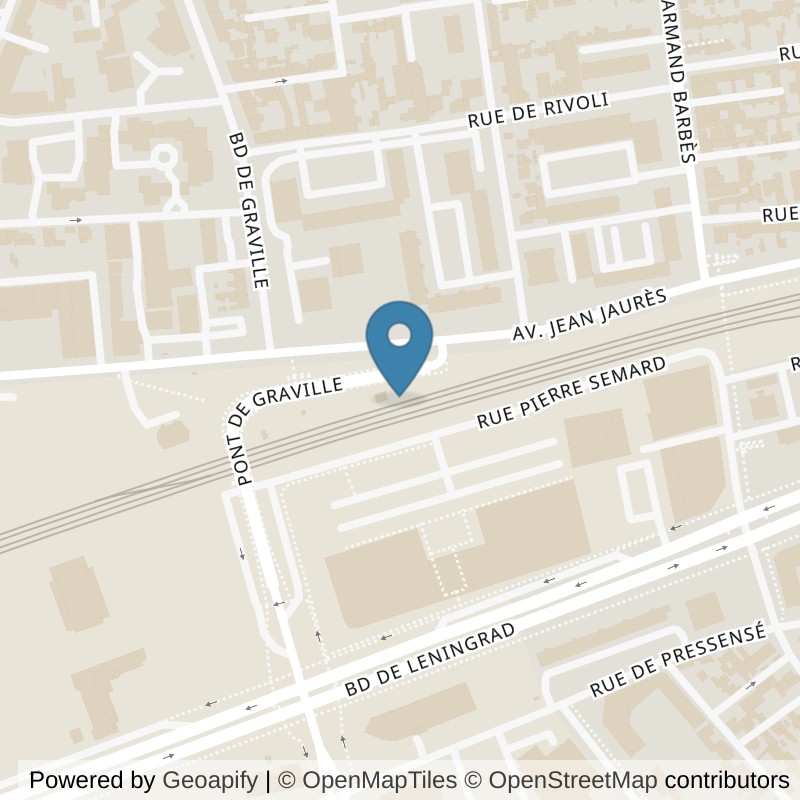 Map: location of ON AIR Fitness Le Havre La Nef in Le Havre