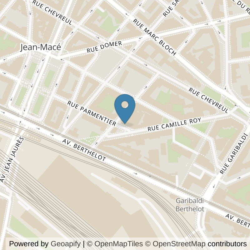 Map: location of ON AIR Fitness Lyon Jean Macé in Lyon