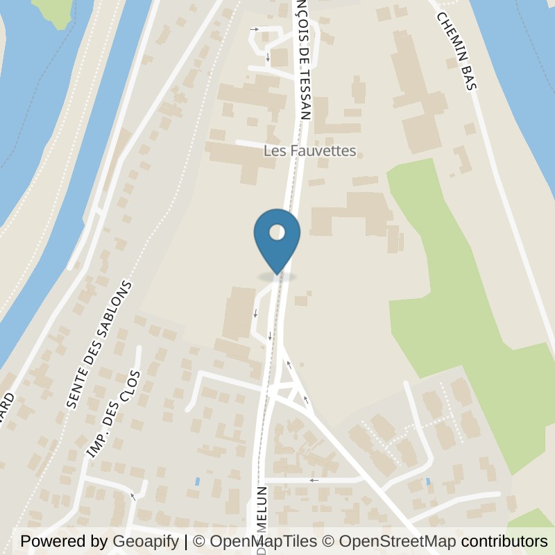 Map: location of ON AIR Fitness Meaux in Meaux