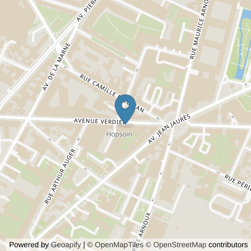 Map: location of ON AIR Fitness Montrouge in Montrouge