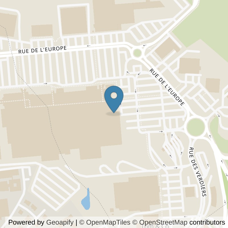 Map: location of ON AIR Fitness Roubaix Leers in Leers