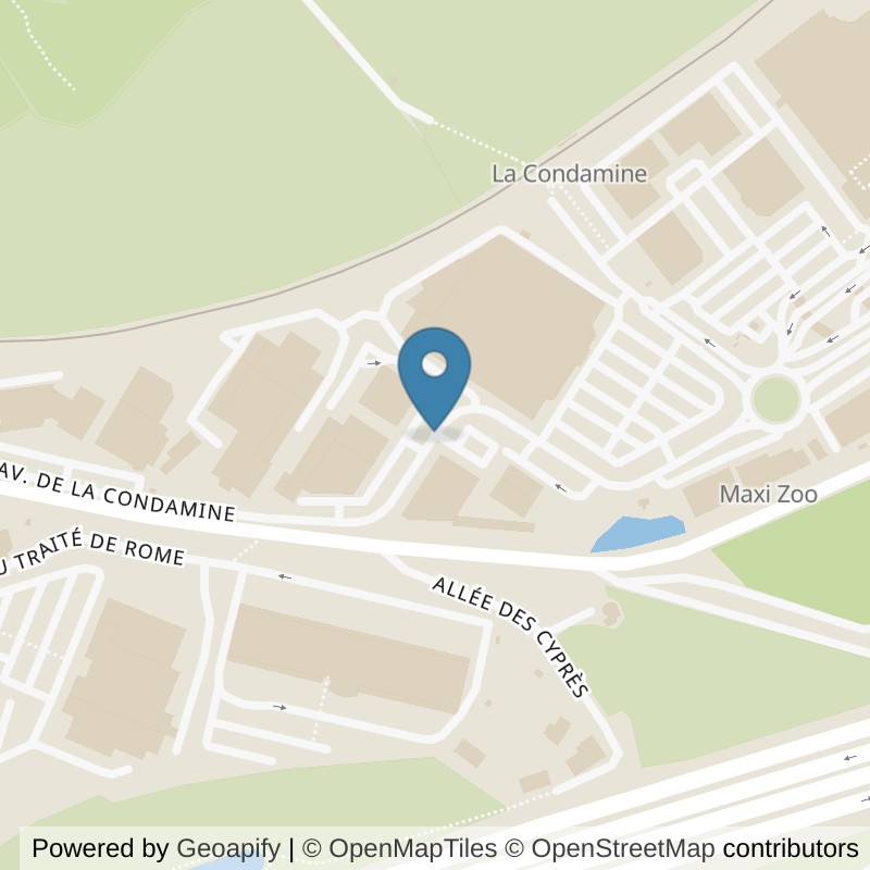 Map: location of ON AIR Fitness Saint Jean de Vedas in Saint Jean de Vedas