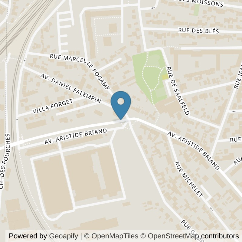 Map: location of ON AIR Fitness Stains in Stains