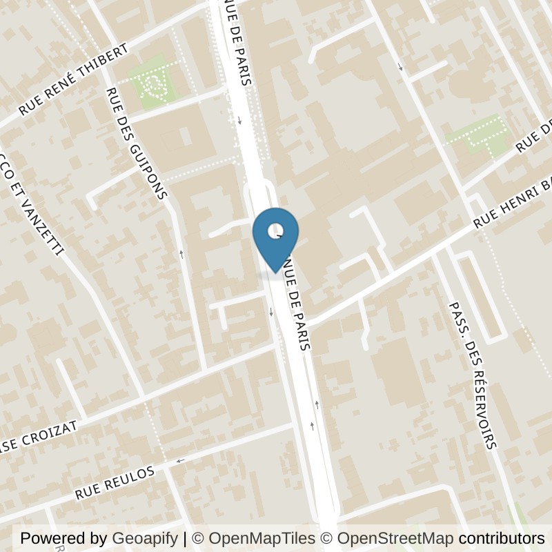 Map: location of ON AIR Fitness Villejuif in Villejuif