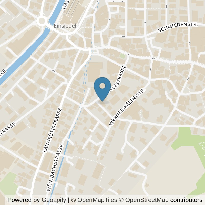 Map: location of Optimum-Gym in Einsiedeln