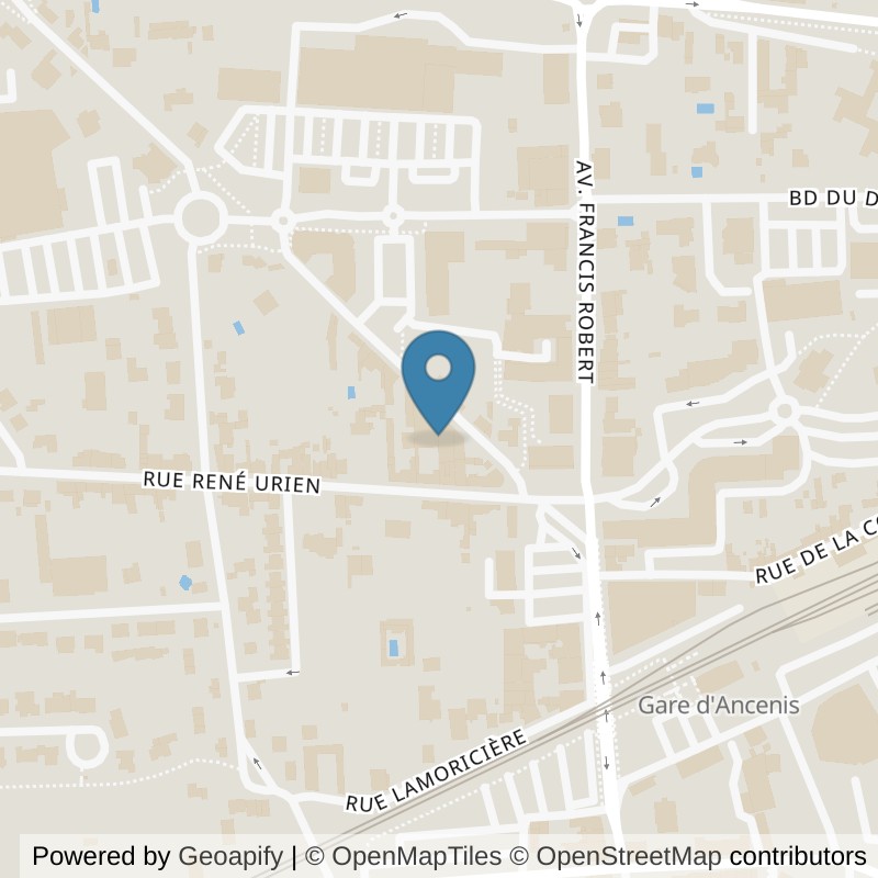Map: location of l'Orange Bleue ancenis in Ancenis