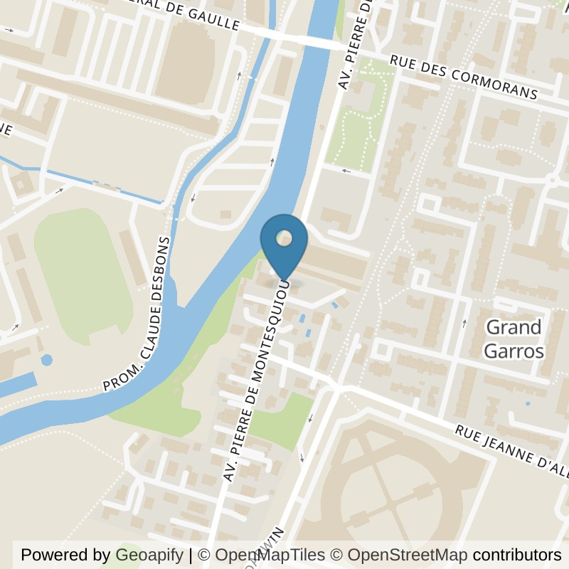 Map: location of l'Orange Bleue Auch in Auch
