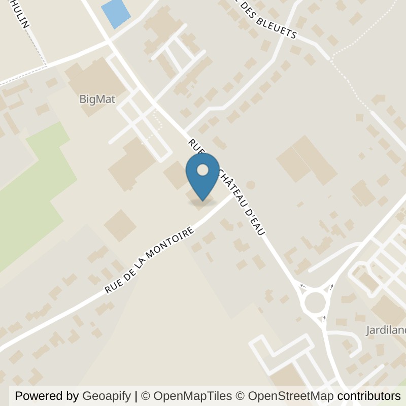Map: location of l'Orange Bleue AUDRUICQ in Audruicq