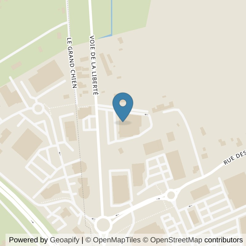 Map: location of l'Orange Bleue avranches-saint-martin-des-champs in Avranches-Saint-Martin-Des-Champs