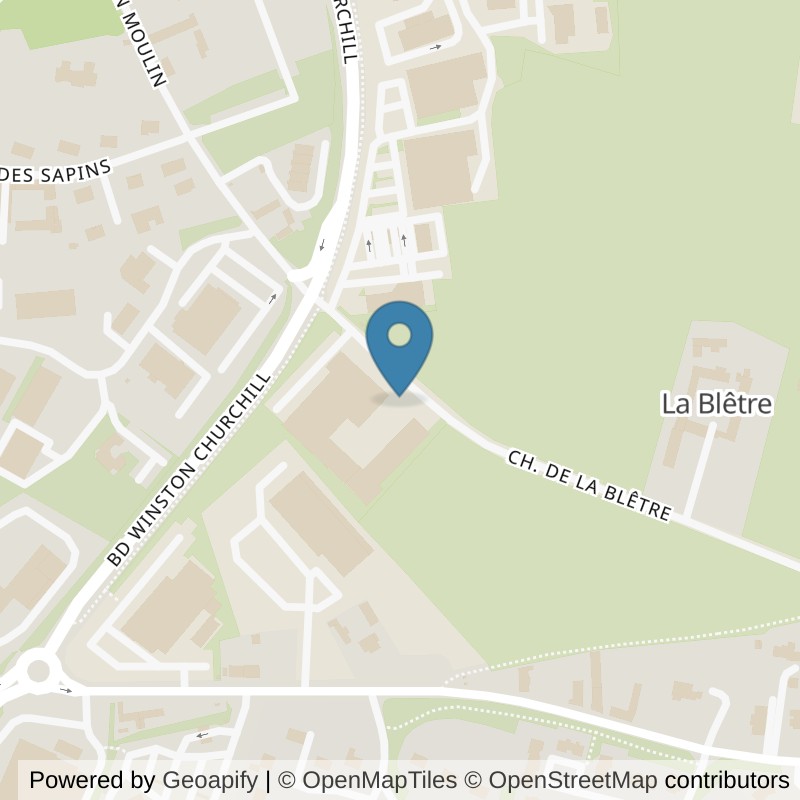 Map: location of l'Orange Bleue Saint Vigor le Grand in Saint Vigor le Grand