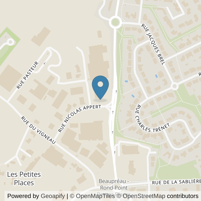 Map: location of l'Orange Bleue beaupreau-en-mauges in Beaupreau-En-Mauges