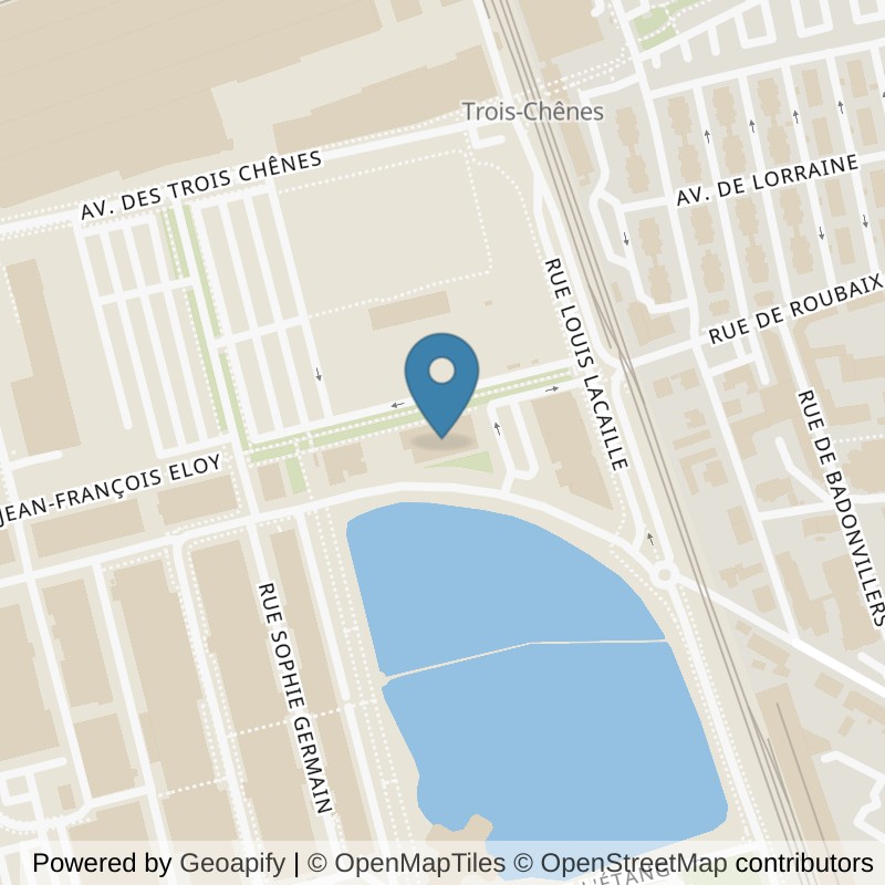 Map: location of l'Orange Bleue belfort in Belfort