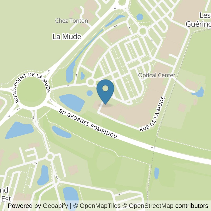 Map: location of l'Orange Bleue Bessines in Bessines