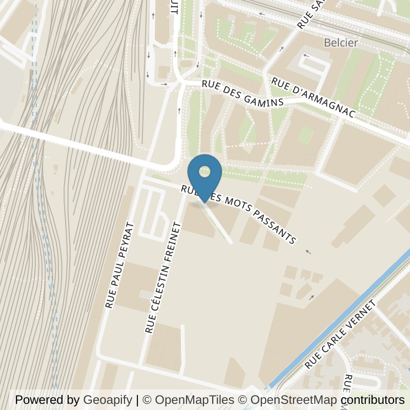 Map: location of l'Orange Bleue Bordeaux in Bordeaux