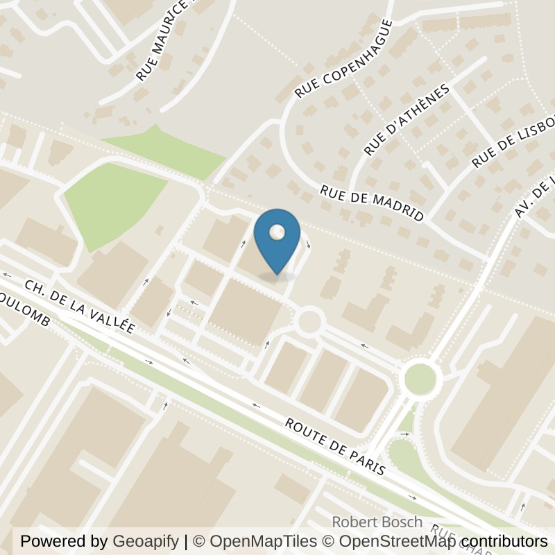 Map: location of l'Orange Bleue mondeville in Mondeville