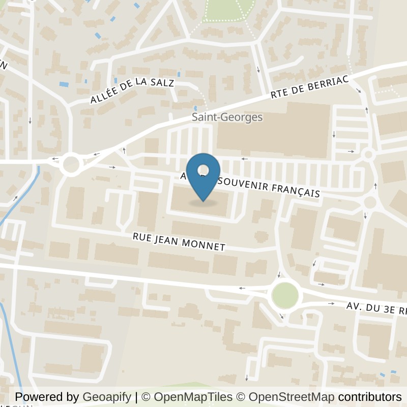 Map: location of l'Orange Bleue Carcassonne in Carcassonne
