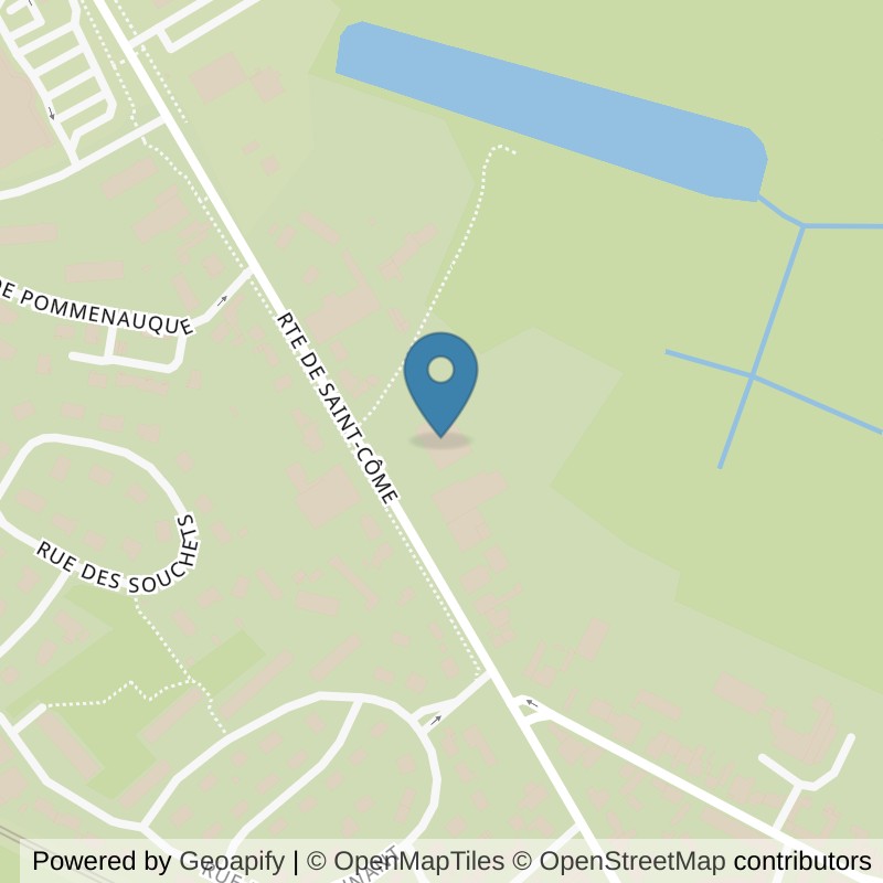 Map: location of l'Orange Bleue carentan in Carentan