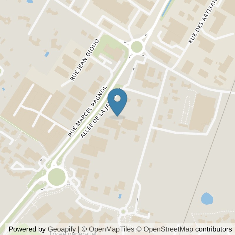 Map: location of l'Orange Bleue challans in Challans