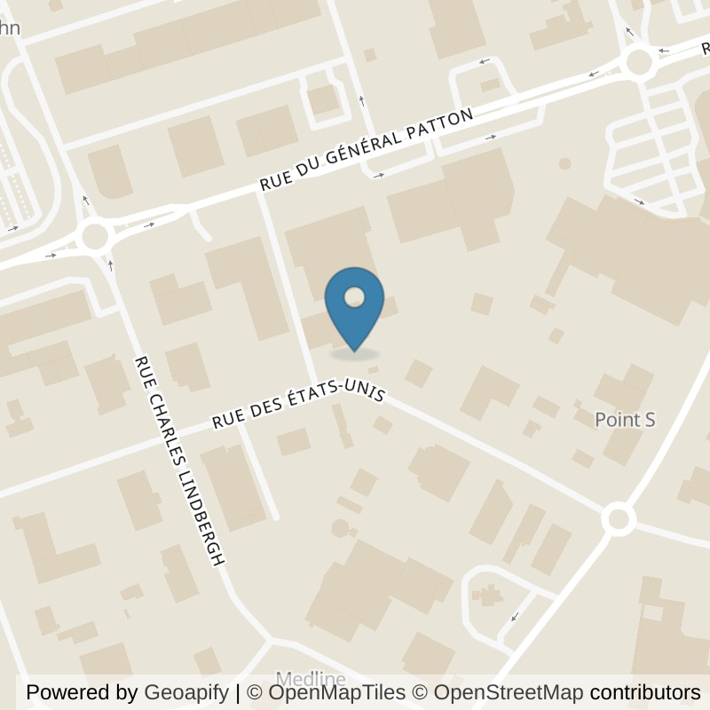 Map: location of l'Orange Bleue chateaubriant in Chateaubriant