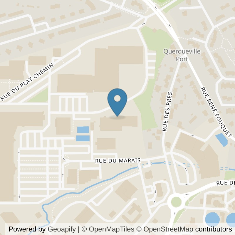 Map: location of l'Orange Bleue querqueville in Querqueville