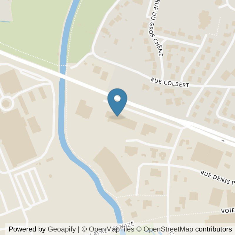 Map: location of l'Orange Bleue craon in Craon