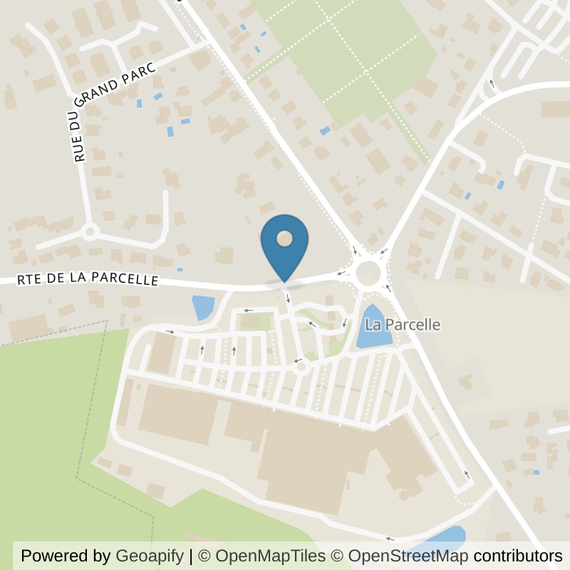 Map: location of l'Orange Bleue dax in Dax