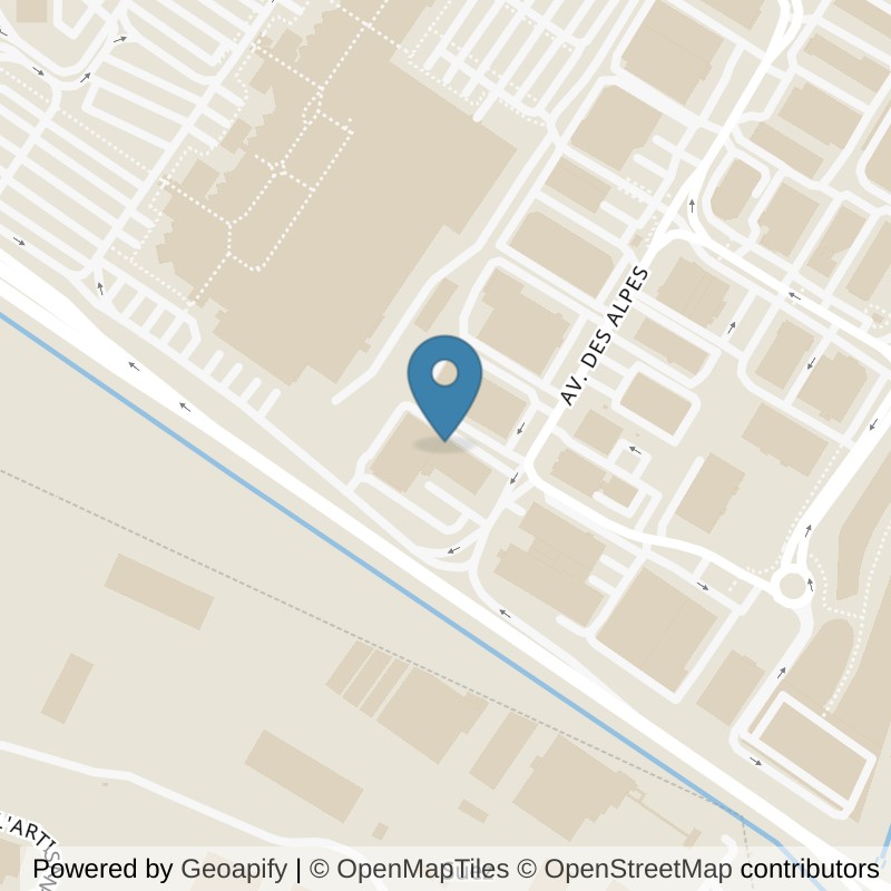 Map: location of l'Orange Bleue Epagny in Epagny