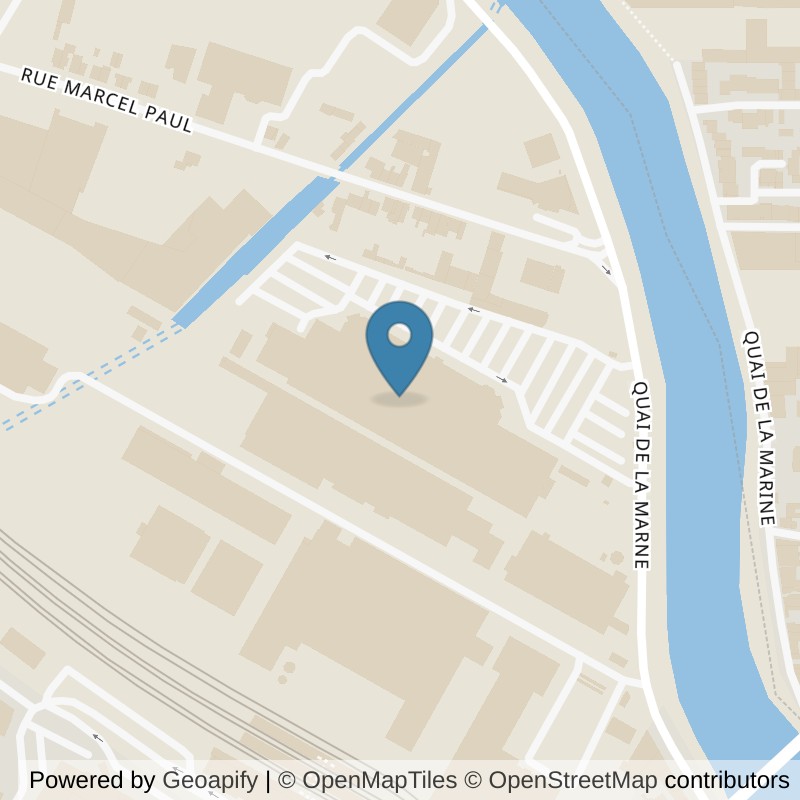 Map: location of l'Orange Bleue EPERNAY in Epernay