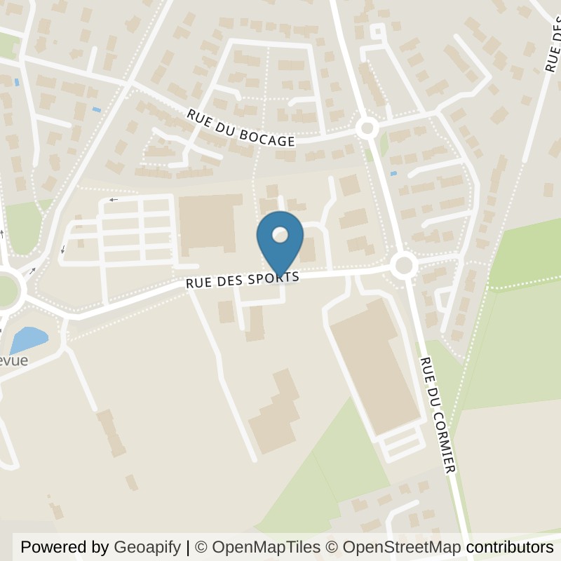Map: location of l'Orange Bleue Grandchamps-des-Fontaines in Grandchamps-des-Fontaines