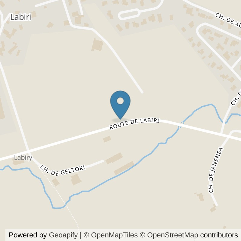 Map: location of l'Orange Bleue Hasparren in Hasparren