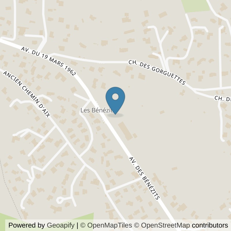 Map: location of l'Orange Bleue LA BOUILLADISSE in La Bouilladisse