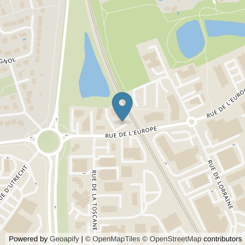 Map: location of l'Orange Bleue la-chapelle-sur-erdre in La-Chapelle-Sur-Erdre