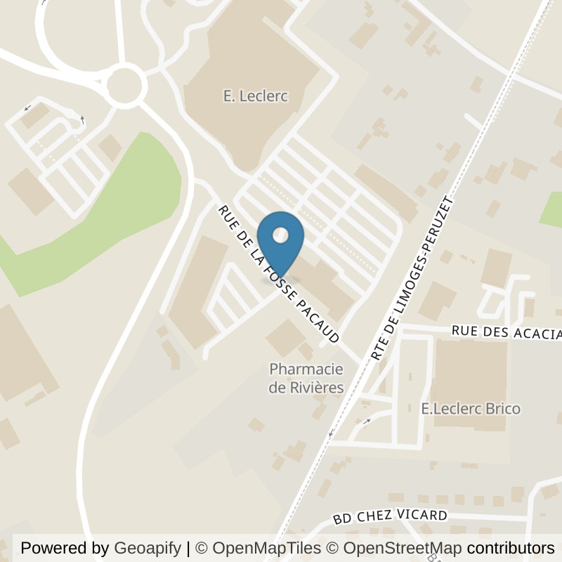 Map: location of l'Orange Bleue Rivieres in Rivieres