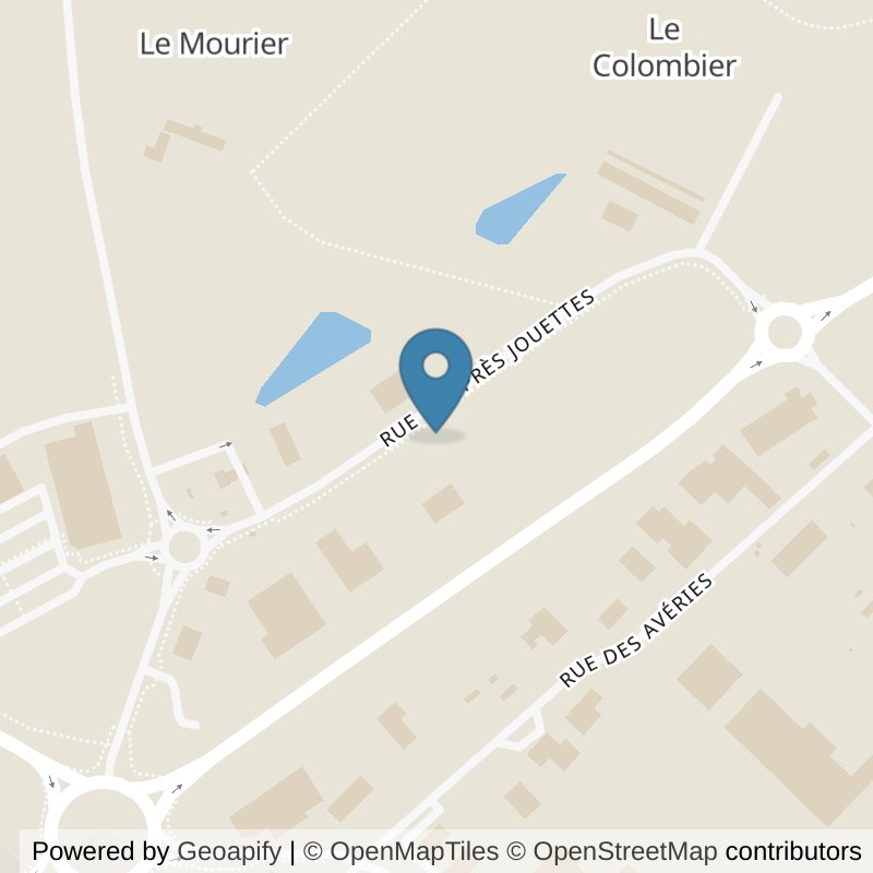 Map: location of l'Orange Bleue lamballe in Lamballe