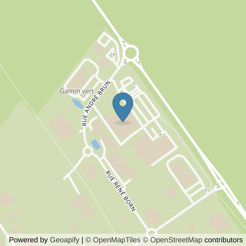 Map: location of l'Orange Bleue Le Barp in Le Barp