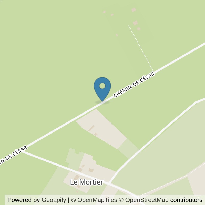 Carte : emplacement de l'Orange Bleue le mans (Rond point César) à Le Mans