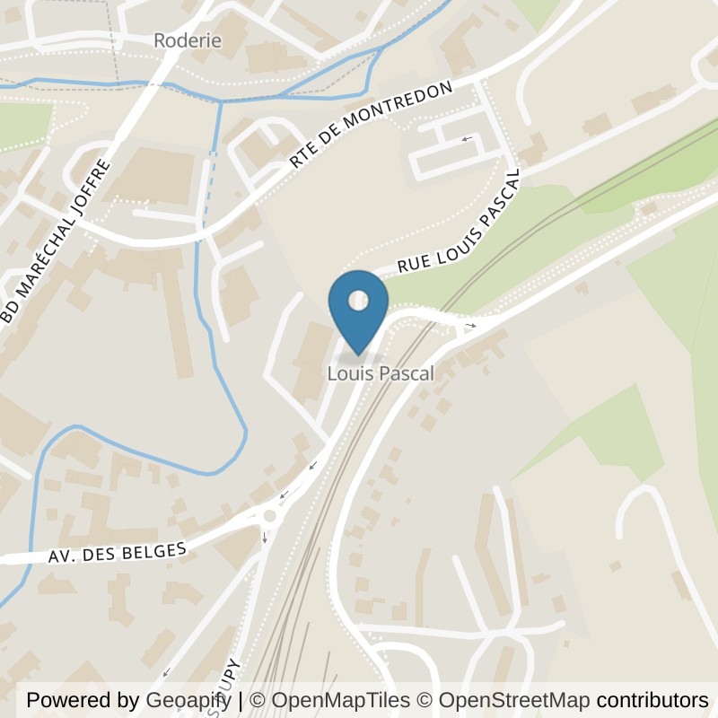 Map: location of l'Orange Bleue Le Puy-en-Velay in Le Puy-en-Velay