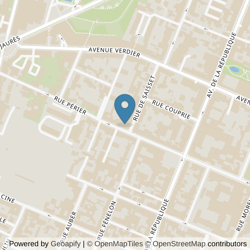 Map: location of l'Orange Bleue montrouge in Montrouge