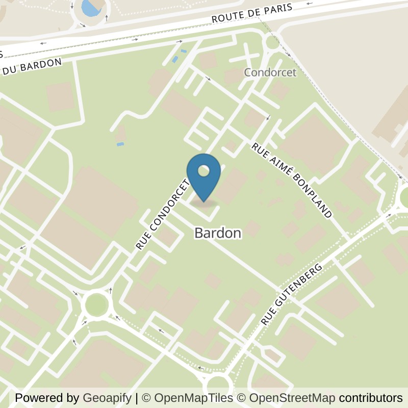 Map: location of l'Orange Bleue niort in Niort