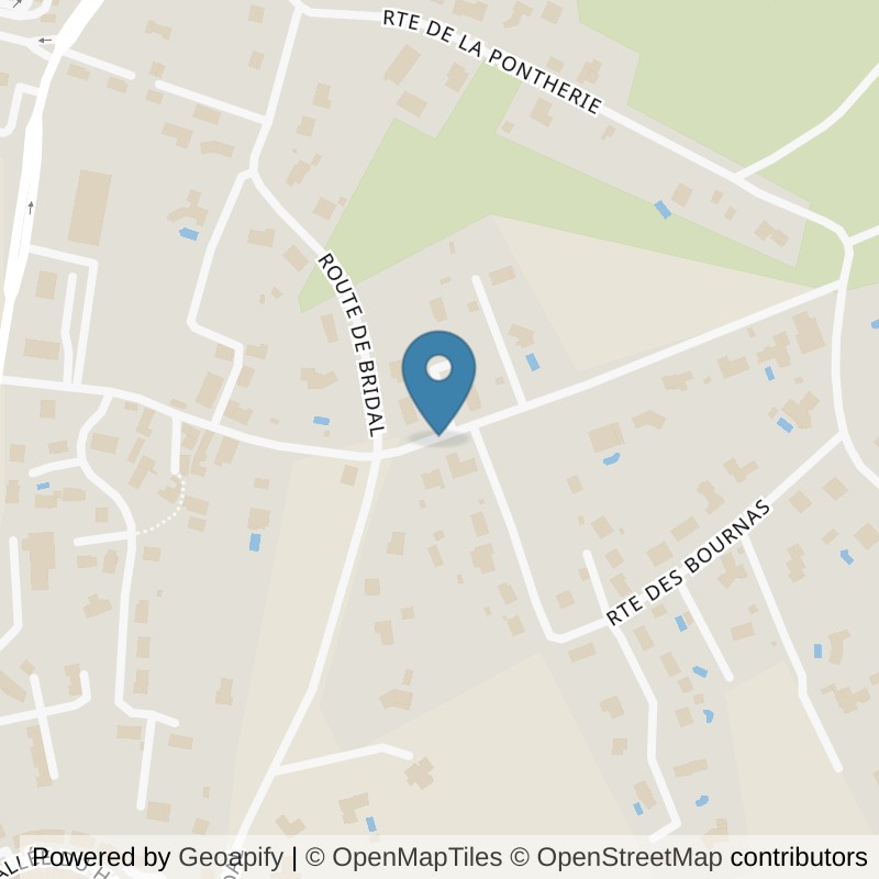 Map: location of l'Orange Bleue Objat in Objat