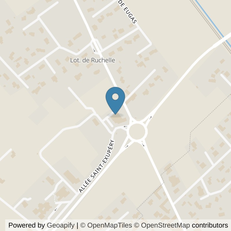 Map: location of l'Orange Bleue Assat in Assat