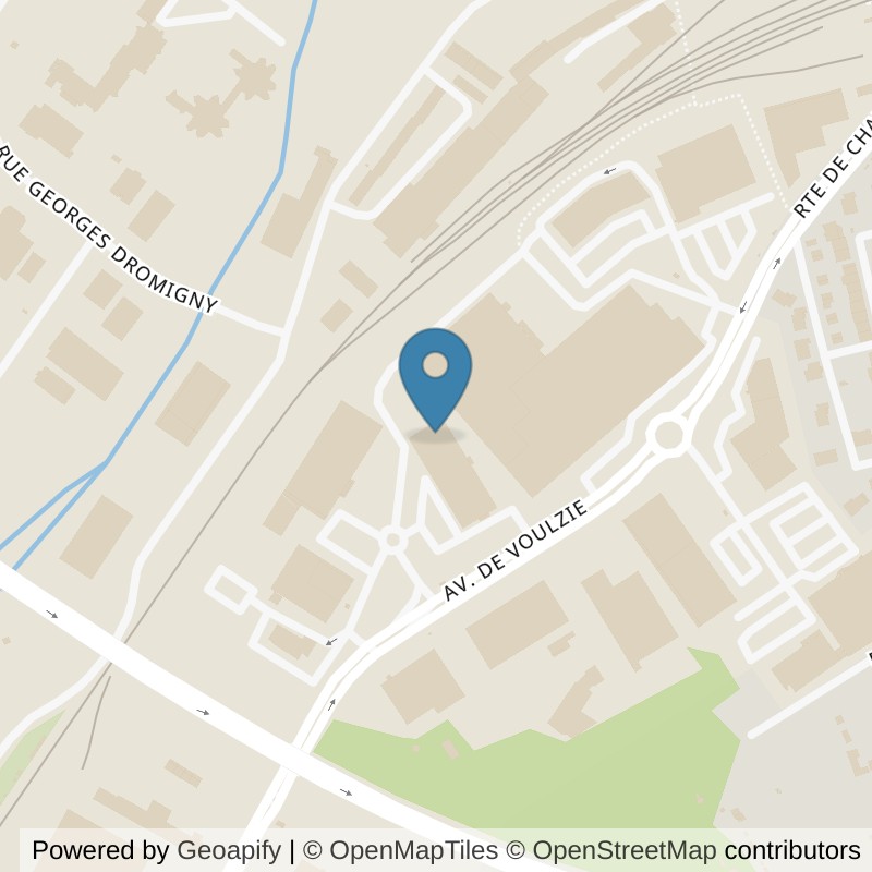 Map: location of l'Orange Bleue provins in Provins