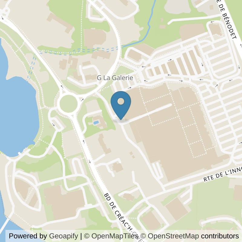 Map: location of l'Orange Bleue quimper in Quimper