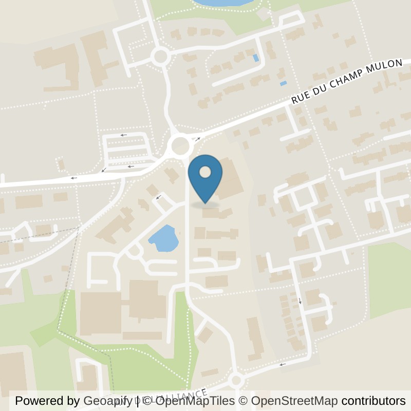 Map: location of l'Orange Bleue Saint Erblon in Saint Erblon
