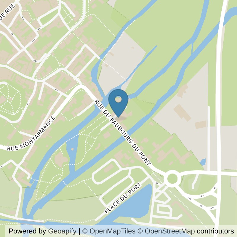 Map: location of l'Orange Bleue Saint-Florentin in Saint-Florentin