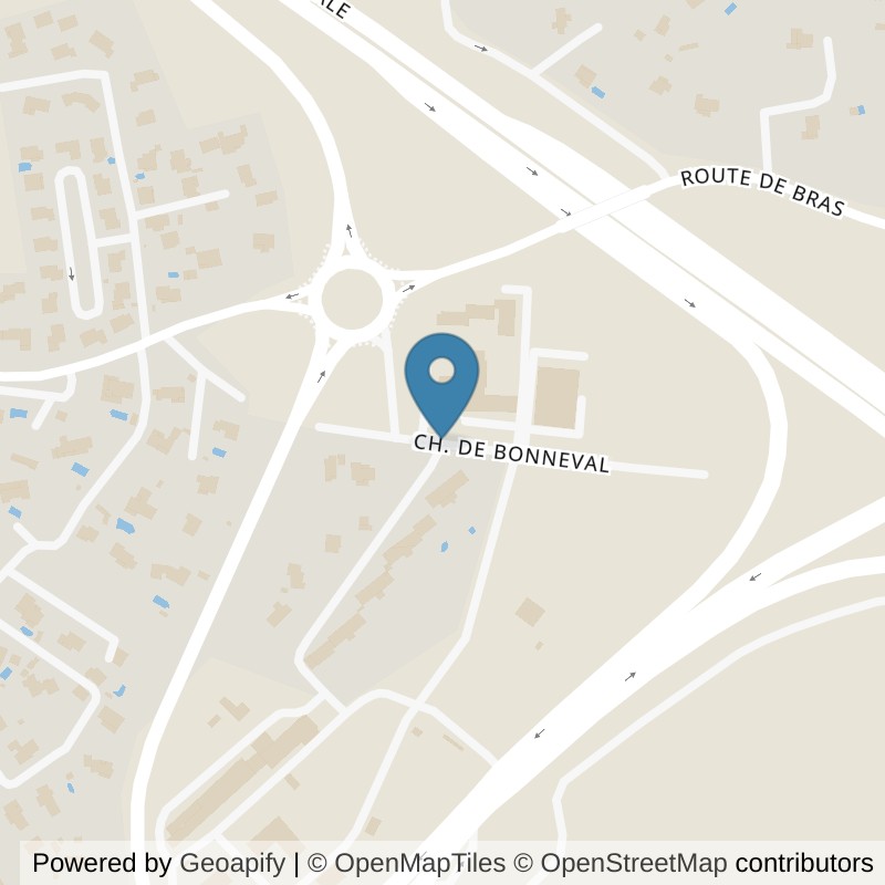Map: location of l'Orange Bleue Saint Maximin la Sainte Baume in Saint Maximin la Sainte Baume