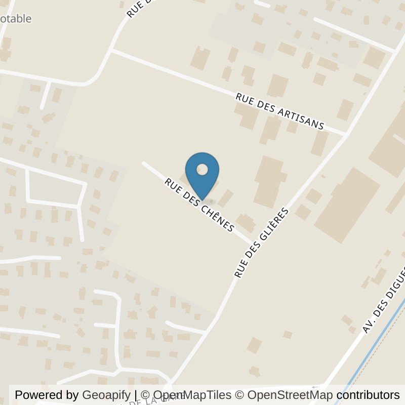 Map: location of l'Orange Bleue Saint-Pierre-en-Faucigny in Saint-Pierre-en-Faucigny