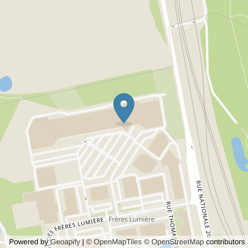 Map: location of l'Orange Bleue Saran in Saran