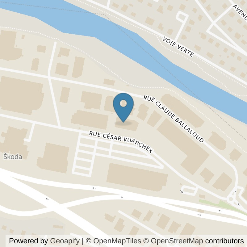 Map: location of l'Orange Bleue scionzier in Scionzier
