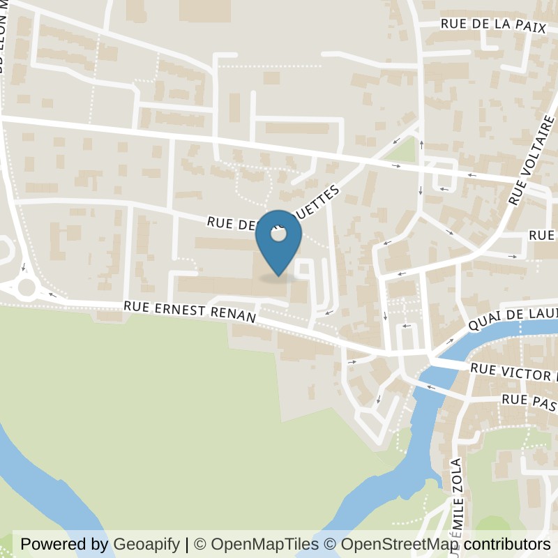 Map: location of l'Orange Bleue segre in Segre